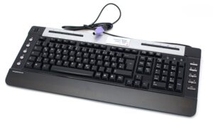 Keyboard Genius PS/2 Slim Black SlimStar 250