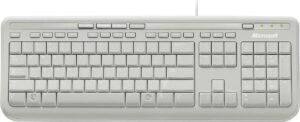 Keyboard Ms Wired 600 white Us