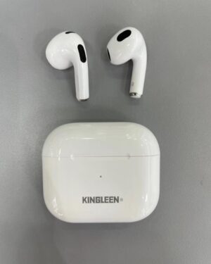 Kingleen Ασύρματα Ακουστικά Earbuds Bluetooth με Θήκη Φόρτισης λευκά