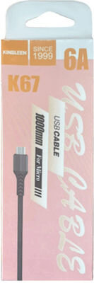Kingleen USB-A σε Micro Καλώδιο Μαύρο 1m