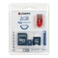 Kingston 2gb MicroSD W/ 2 Adapters