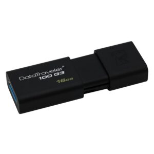KINGSTON DataTraveler 100 USB 3.0 DT100 G3/16GB Drive Black.
