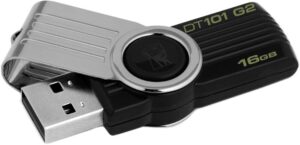 Kingston Datatraveler Usb 2.0 Flash Disk Gen2 16gb Dt101 Black