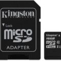 Kingston Microsdhc Flash Card With Adapter 16gb Class 10 Sdc10g2/16gb