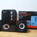 Kisonli Multimedia usb ηχεία, 5W+3Wx2/4Ω Black