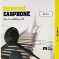 KLGO In-Ear Handsfree με Βύσμα 3.5mm μαύρο - λευκό