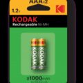 Kodak Επαναφορτιζόμενη ΗR03 AAA 1000mAh (2τμχ)