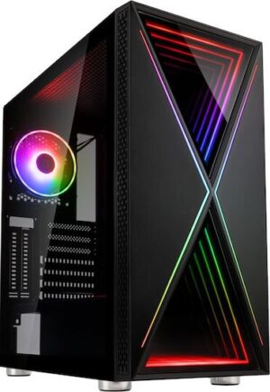 Kolink Void X ARGB Midi Tower Tempered Glass Black
