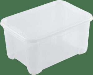 Κουτί Πλαστικό 14lt 38x27x19cm Διαφανές