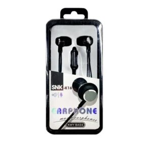 KWY Bass SNK-K16 Handsfree In-Ear 3.5mm Black