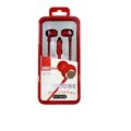 KWY Bass SNK-K16 Handsfree In-Ear 3.5mm Red