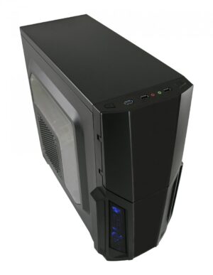 Lc Power Atx Case Gaming 982B Redeemer Black Alum Με Παράθυρο