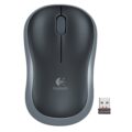 Logitech Ασύρματο Ποντίκι Μαύρο / Γκρι M185