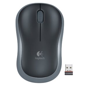 Logitech Ασύρματο Ποντίκι Μαύρο / Γκρι M185