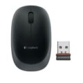 Logitech Ασύρματο Ποντίκι Μαύρο Γκρι M185