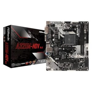 M-ATX Am4/Amd-A320 2DDR4 1PCIE16X 1PCIE-1X S3 U3 HDV
