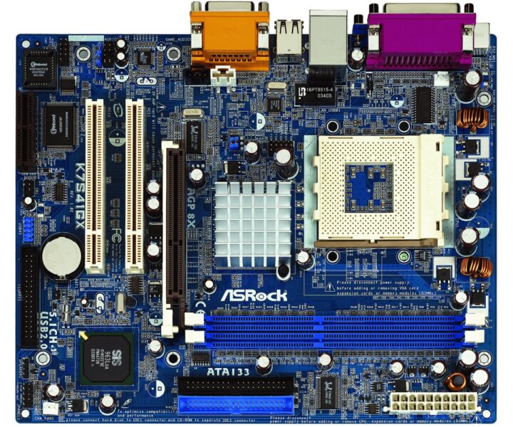 M-Atx S462/sis-741gx 2ddr Vga 1agp-8x 2pci Lan 4ide
