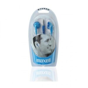 Maxell Ακουστικά Ψείρες Stereo Earphone Μπλε