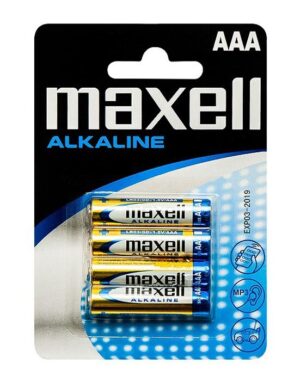 Maxell Αλκαλικές Μπαταρίες AAA Lr03 4Τμχ