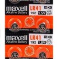 Maxell Αλκαλικές Μπαταρίες LR41 1.5V 10τμχ