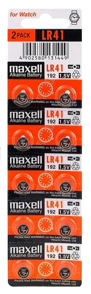 Maxell Αλκαλικές Μπαταρίες LR41 1.5V 10τμχ