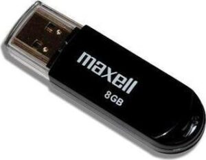 Maxell Usb Stick 8gb Μαύρο