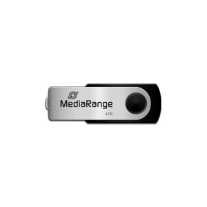 MediaRange USB 2.0 Flash Drive 8GB Black/Silver