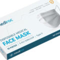 Mediroc 3PLY Χειρουργική Μάσκα Προσώπου Medical Κουτί 10 τμχ. (Πιστοποιημένο Προϊόν) TYPE II EN148