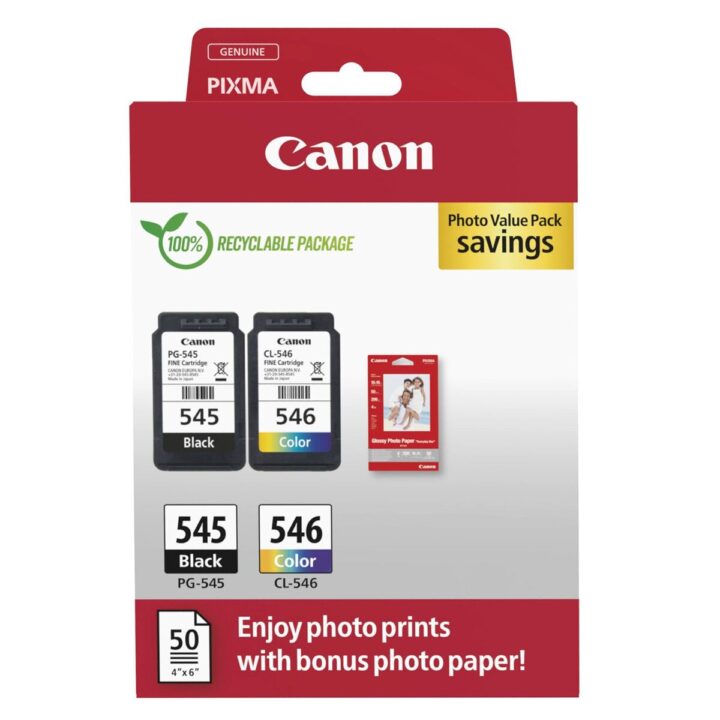 Μελάνι Canon PG-545 / CL-546 MultiPack (Black-Color) PVP