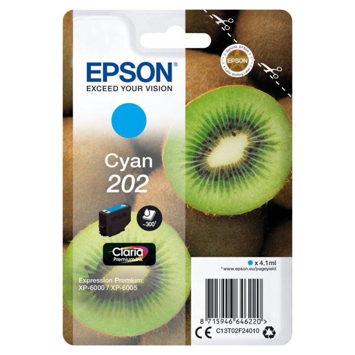 Μελάνι Epson Ctr Xp-202/Xp-205 T1802 Cyan Orig.