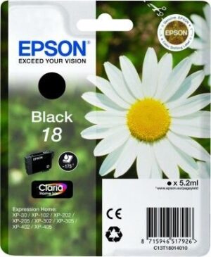 Μελάνι Epson No 18 Black Small
