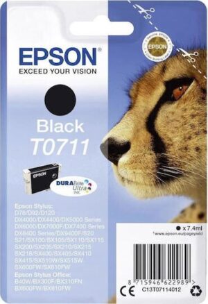 Μελάνι Epson T0711 Black 7, 4ml Orig.