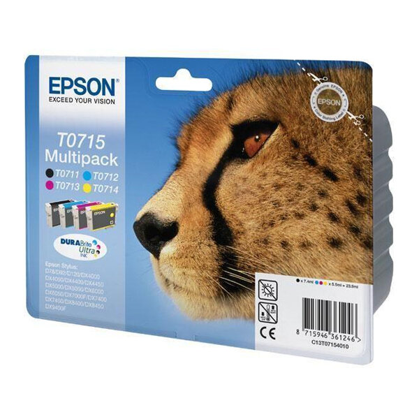 Μελάνι Epson T0715 Orig. Multipack Black Cyan Magenta Yellow