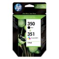 Μελανι Hp No.350 Black + No.351 Color Multipack Orig.
