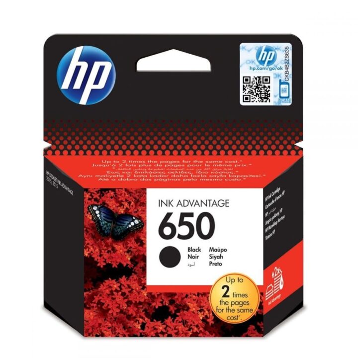 Μελάνι HP No. 650 Black Ink crtr orig. DJ 2515 - CZ101AE