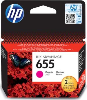 Μελανι Hp No. 655 Magenta Ink Crtr Orig. Cz111ae 600 pages