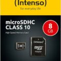 Memory Micro Sdhc Intenso 8gb High Speed Class 10