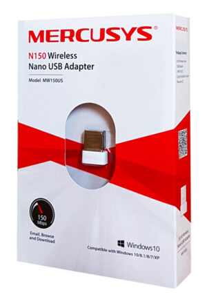 Mercusys Ασύρματος Αντάπτορας Δικτύου Nano USB 150Mbps Ver.2
