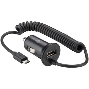 Μicro USB φορτιστής αυτοκινήτου με 1 έξοδο USB, 2.4A - Goobay