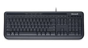 Microsoft Wired 600 Keyboard Slim 1576 Black