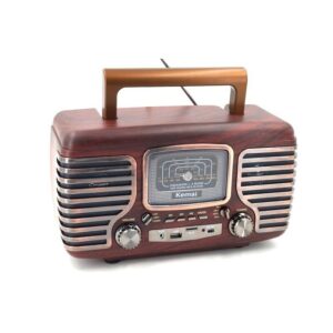 Mikado Bluetooth Speaker 30W Rms Md-101Bt Fm Sd Usb Wood
