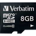 Μνήμη Micro-SD 8GB Verbatim Class 10 44012