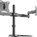 Monitor Desk Stand - Brateck Universal LDT24-T024 2x 17'-27' Box