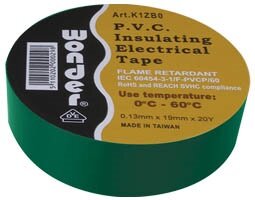 Μονωτική Ταινία Wonder 19x20 Πράσινη PVC