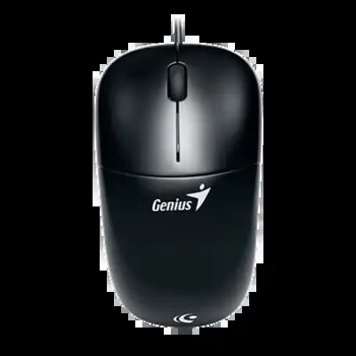 Mouse Genius 1200 Dpi Blueeye Track Usb Black For Desktop