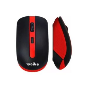 Mouse Usb Wireless Weibo RF-4000 Red