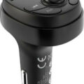 MOXOM Διπλός Φορτιστής Αυτοκινήτου 2 USB Fm Transmitter Bluetooth Hands-Free 2.4Α με LED Οθόνη