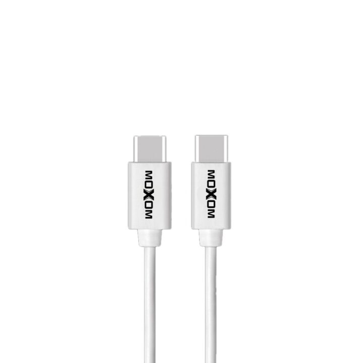 Moxom καλώδιο Type-C σε Type-C Λευκό 0.2m MX-CB128