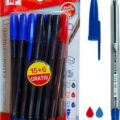 MP Ballpoint 1.0mm με Πολύχρωμο Μελάνι 21τμχ