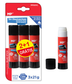 MP κόλλα στικ διάφανη 21g 3τμχ